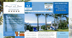 Desktop Screenshot of daysatsea.co.za